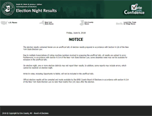 Tablet Screenshot of erieelectionresults.com